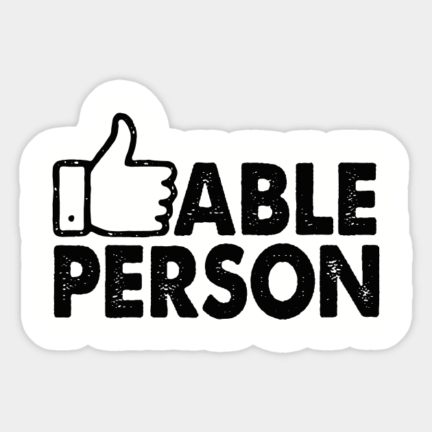 Likeable Person Sticker by OsFrontis